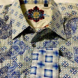 Robert Graham Dress Shirt 2XL